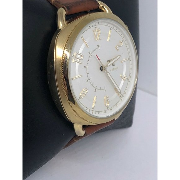 Fossil Q FTW1201 Womens Brown Leather Analog Silve - Picture 3 of 9